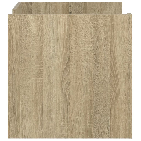 vidaXL Couchtisch Sonoma-Eiche 80x50x50 cm Holzwerkstoff