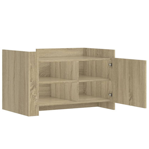 vidaXL Couchtisch Sonoma-Eiche 80x50x50 cm Holzwerkstoff