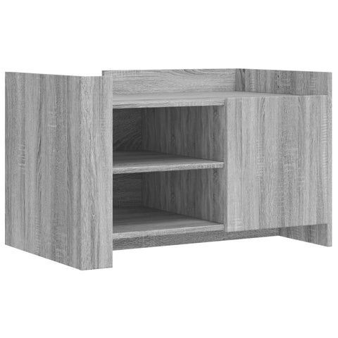 vidaXL Couchtisch Grau Sonoma 80x50x50 cm Holzwerkstoff