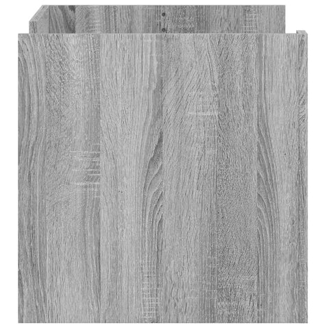 vidaXL Couchtisch Grau Sonoma 80x50x50 cm Holzwerkstoff