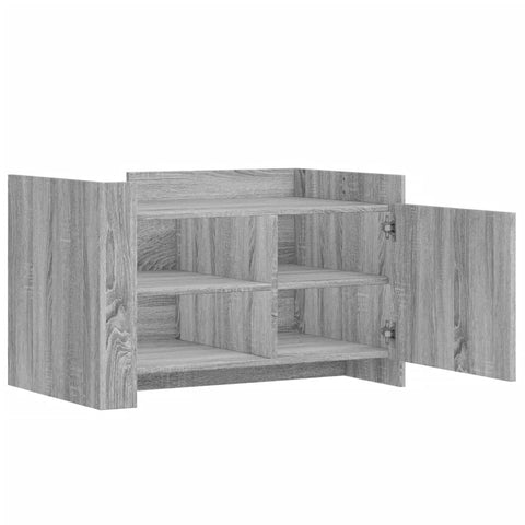 vidaXL Couchtisch Grau Sonoma 80x50x50 cm Holzwerkstoff