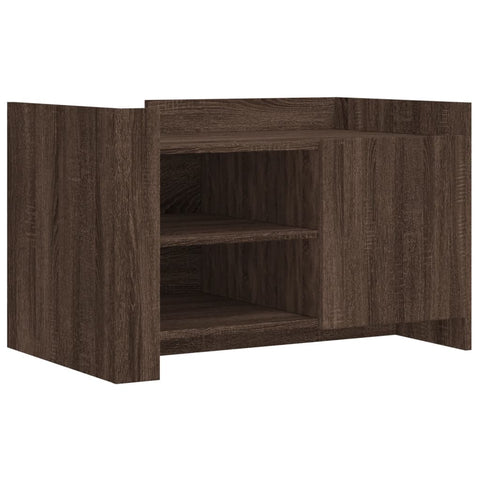 vidaXL Couchtisch Braun Eichen-Optik 80x50x50 cm Holzwerkstoff