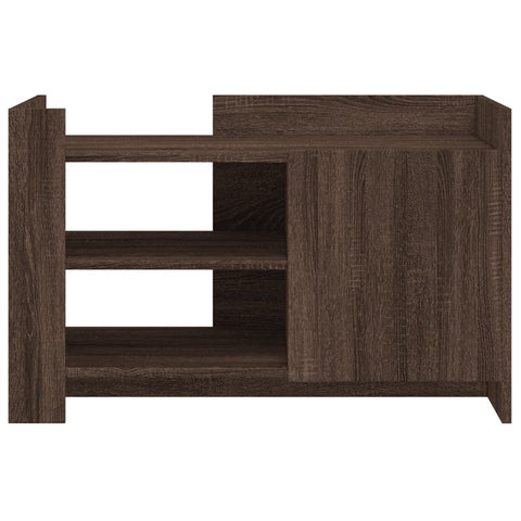 vidaXL Couchtisch Braun Eichen-Optik 80x50x50 cm Holzwerkstoff