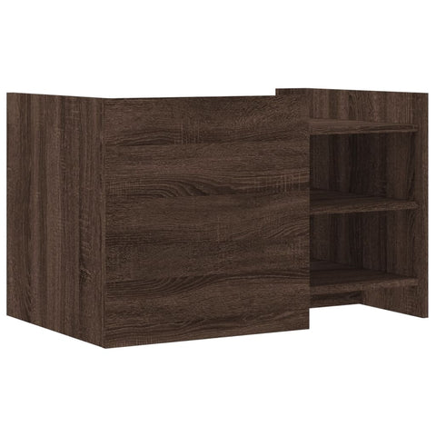 vidaXL Couchtisch Braun Eichen-Optik 80x50x50 cm Holzwerkstoff