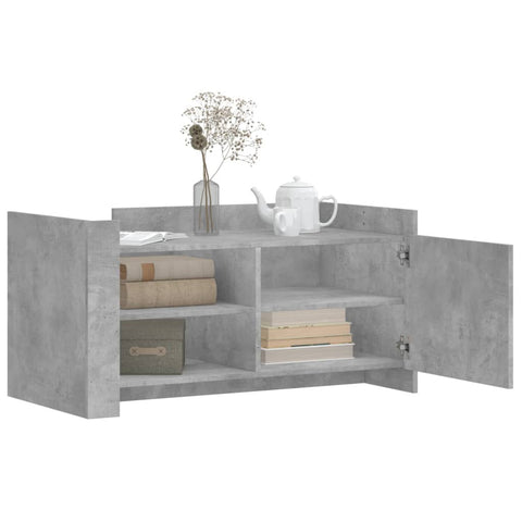 vidaXL Couchtisch Betongrau 100x50x50 cm Holzwerkstoff