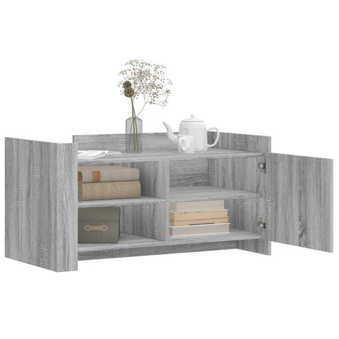 vidaXL Couchtisch Grau Sonoma 100x50x50 cm Holzwerkstoff