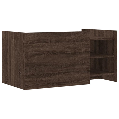 vidaXL Couchtisch Braun Eichen-Optik 100x50x50 cm Holzwerkstoff