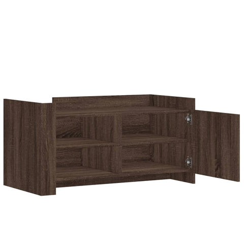 vidaXL Couchtisch Braun Eichen-Optik 100x50x50 cm Holzwerkstoff