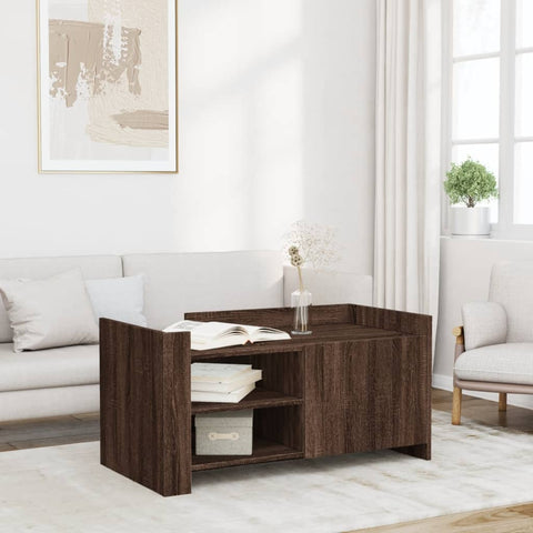 vidaXL Couchtisch Braun Eichen-Optik 100x50x50 cm Holzwerkstoff