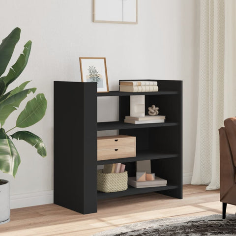 vidaXL Sideboard Schwarz 73,5x35x75 cm Holzwerkstoff