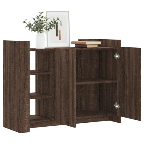 vidaXL Sideboard Braun Eichen-Optik 100x35x75 cm Holzwerkstoff