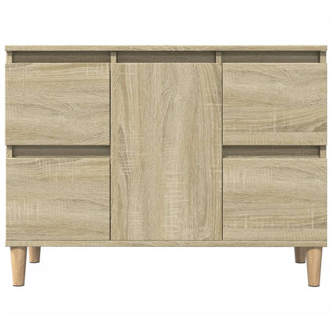 vidaXL Waschbeckenunterschrank Sonoma-Eiche 80x33x60 cm Holzwerkstoff