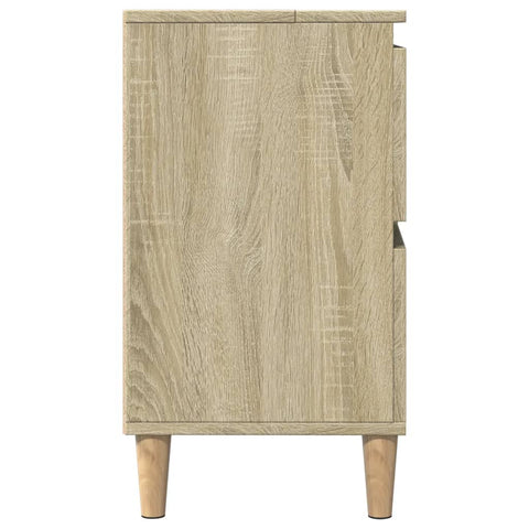 vidaXL Waschbeckenunterschrank Sonoma-Eiche 80x33x60 cm Holzwerkstoff