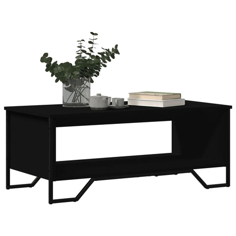 vidaXL Couchtisch Schwarz 100x51x40 cm Holzwerkstoff