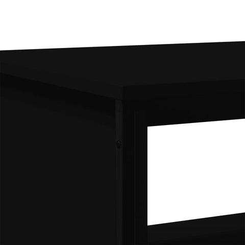 vidaXL Couchtisch Schwarz 100x51x40 cm Holzwerkstoff