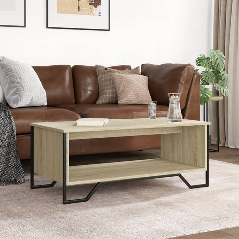 vidaXL Couchtisch Sonoma-Eiche 100x51x40 cm Holzwerkstoff