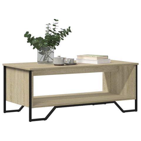 vidaXL Couchtisch Sonoma-Eiche 100x51x40 cm Holzwerkstoff