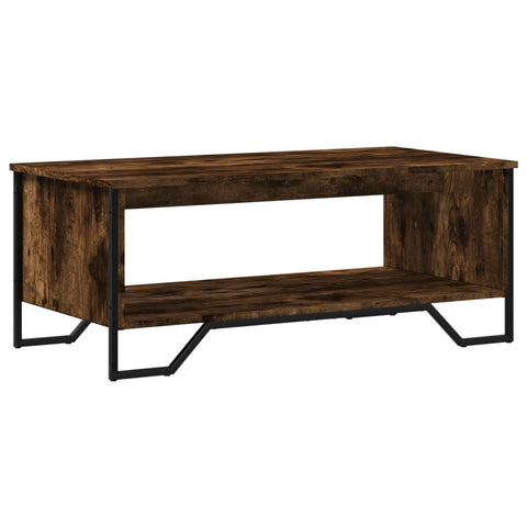 vidaXL Couchtisch Räuchereiche 100x51x40 cm Holzwerkstoff