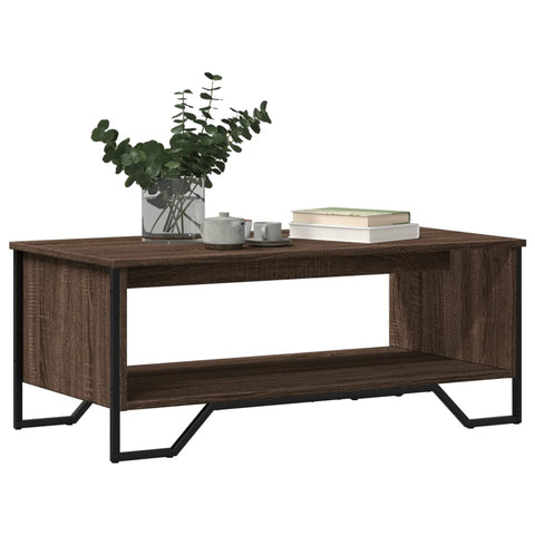 vidaXL Couchtisch Braun Eichen-Optik 100x51x40 cm Holzwerkstoff