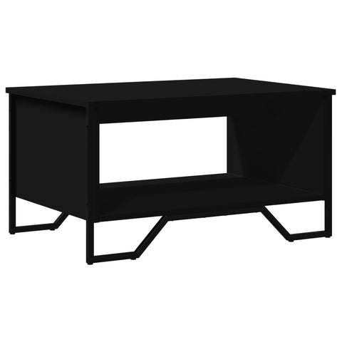 vidaXL Couchtisch Schwarz 75x51x40 cm Holzwerkstoff