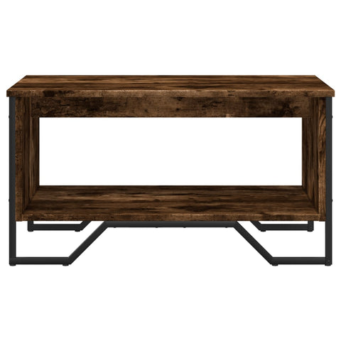 vidaXL Couchtisch Räuchereiche 75x51x40 cm Holzwerkstoff