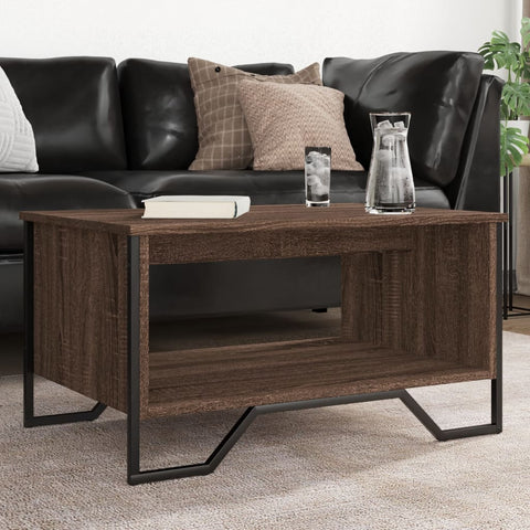 vidaXL Couchtisch Braun Eichen-Optik 75x51x40 cm Holzwerkstoff