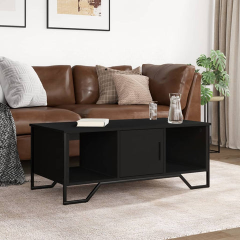 vidaXL Couchtisch Schwarz 100x51x40 cm Holzwerkstoff