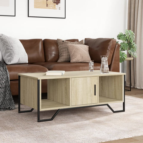 vidaXL Couchtisch Sonoma-Eiche 100x51x40 cm Holzwerkstoff