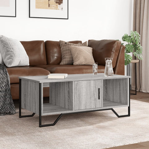 vidaXL Couchtisch Grau Sonoma 100x51x40 cm Holzwerkstoff