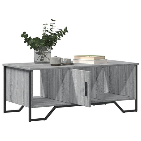 vidaXL Couchtisch Grau Sonoma 100x51x40 cm Holzwerkstoff