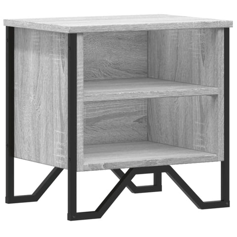 vidaXL Nachttisch Grau Sonoma 40x30x40 cm Holzwerkstoff