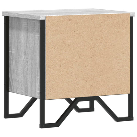 vidaXL Nachttisch Grau Sonoma 40x30x40 cm Holzwerkstoff