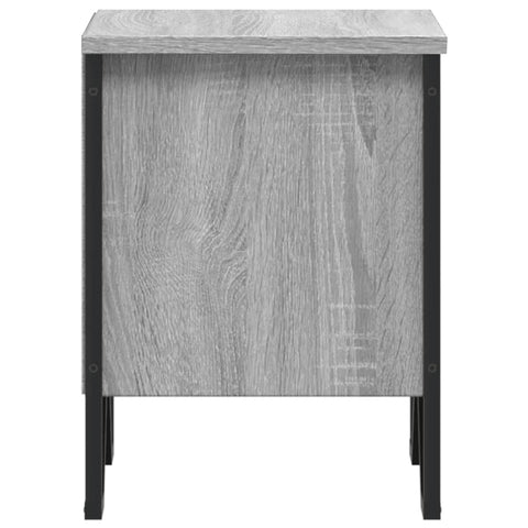 vidaXL Nachttische 2 Stk. Grau Sonoma 40x30x40 cm Holzwerkstoff