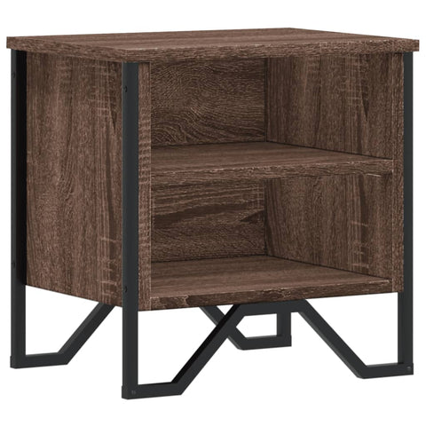 vidaXL Nachttisch Braun Eichen-Optik 40x30x40 cm Holzwerkstoff