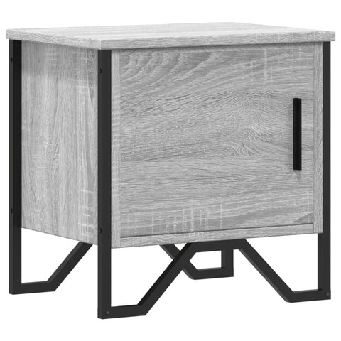 vidaXL Nachttisch Grau Sonoma 40x30x40 cm Holzwerkstoff