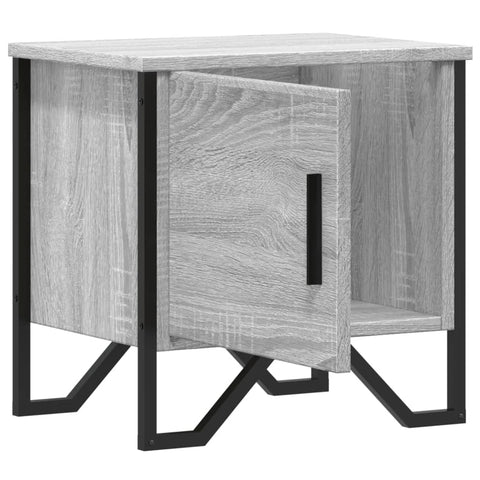 vidaXL Nachttisch Grau Sonoma 40x30x40 cm Holzwerkstoff