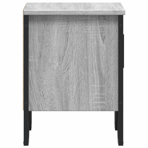 vidaXL Nachttisch Grau Sonoma 40x30x40 cm Holzwerkstoff