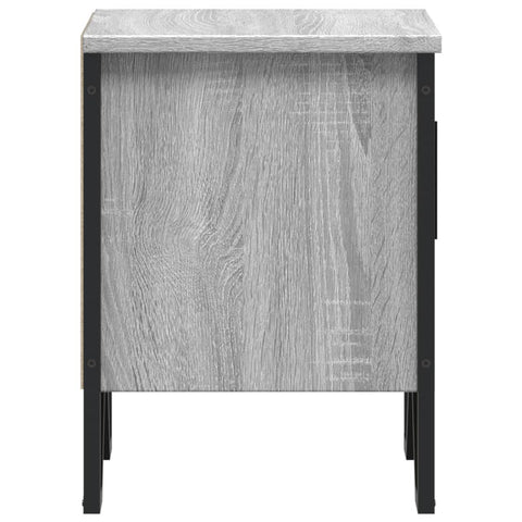 vidaXL Nachttische 2 Stk. Grau Sonoma 40x30x40 cm Holzwerkstoff