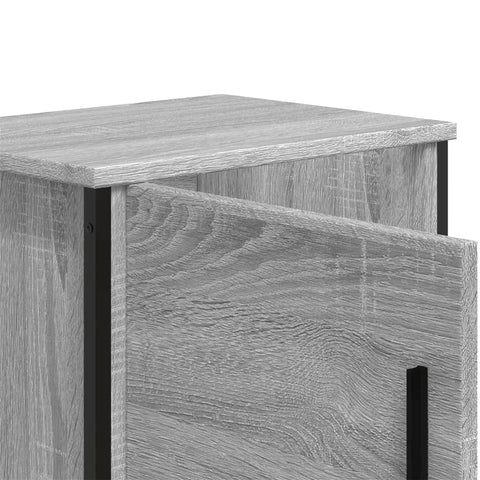 vidaXL Nachttische 2 Stk. Grau Sonoma 40x30x40 cm Holzwerkstoff