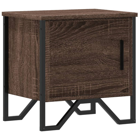 vidaXL Nachttisch Braun Eichen-Optik 40x30x40 cm Holzwerkstoff