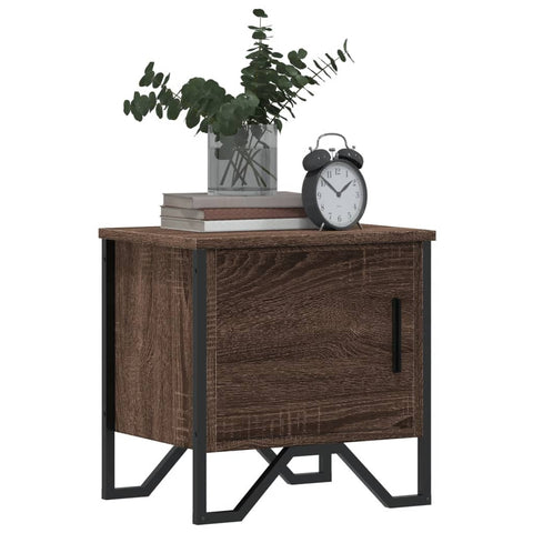 vidaXL Nachttisch Braun Eichen-Optik 40x30x40 cm Holzwerkstoff