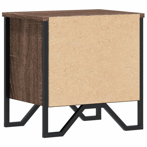 vidaXL Nachttisch Braun Eichen-Optik 40x30x40 cm Holzwerkstoff