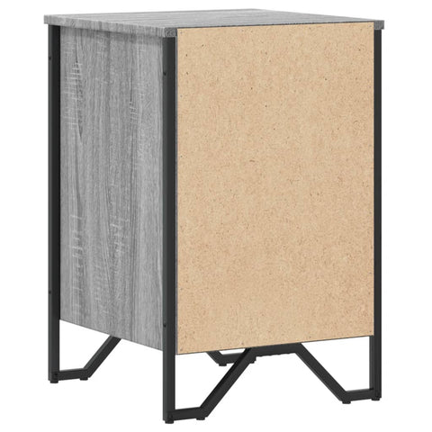 vidaXL Nachttisch Grau Sonoma 40x41x60 cm Holzwerkstoff