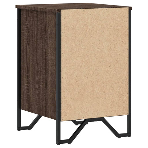 vidaXL Nachttisch Braun Eichen-Optik 40x41x60 cm Holzwerkstoff