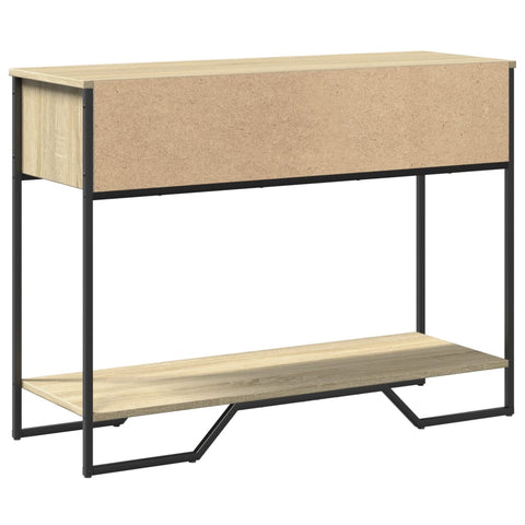 vidaXL Konsolentisch Sonoma-Eiche 100x35x74,5 cm Holzwerkstoff