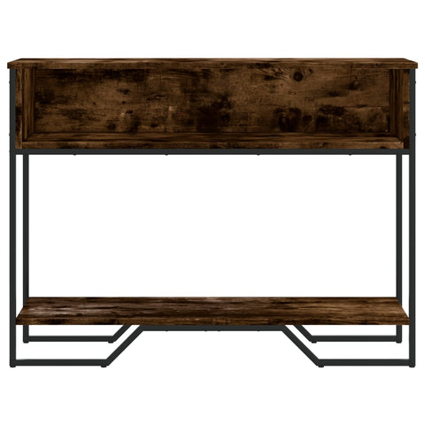 vidaXL Konsolentisch Räuchereiche 100x35x74,5 cm Holzwerkstoff