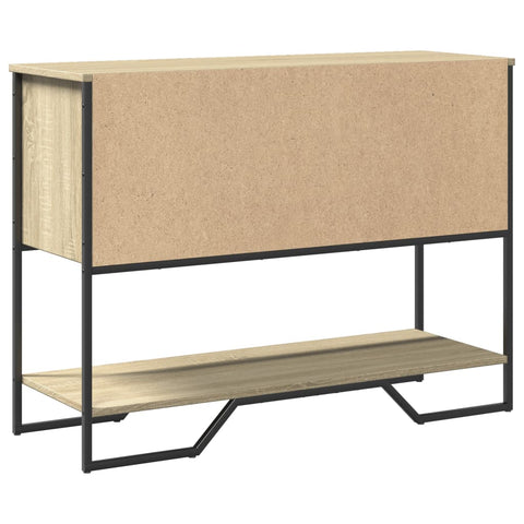 vidaXL Konsolentisch Sonoma-Eiche 100x35x74,5 cm Holzwerkstoff