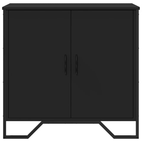 vidaXL Sideboard Schwarz 78x35,5x74,5 cm Holzwerkstoff