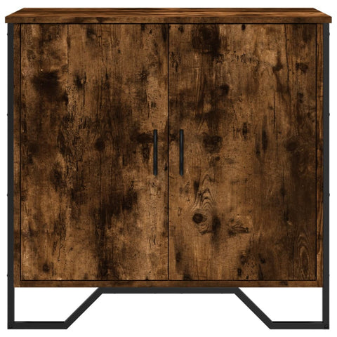 vidaXL Sideboard Räuchereiche 78x35,5x74,5 cm Holzwerkstoff