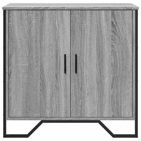 vidaXL Sideboard Grau Sonoma 78x35,5x74,5 cm Holzwerkstoff